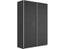 Шкаф-купе Прайм 2-х дверный 1600 два ДСП Серый Диамант