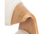 Кресло Bend натуральный кожзам белый