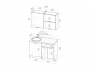 Кухонный гарнитур Альта лайт 1200 мм