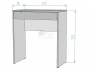 Стол письменный T110