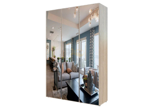 Шкаф Гранд ГШК/1-21-15-222 (двери тип 2) с тремя зеркалами
