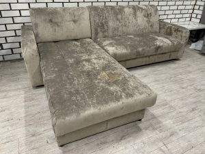 Диван Аккордеон 1200 с оттоманкой plush latte