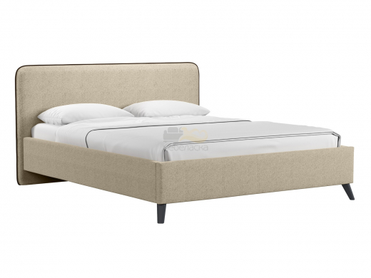 Кровать 180 Миа арт. Bravo light brown (бежево-коричневый)